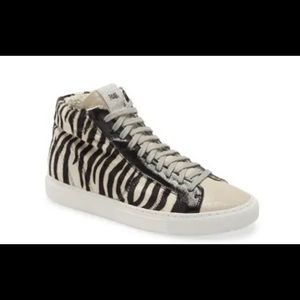 P448  zebra sneakers